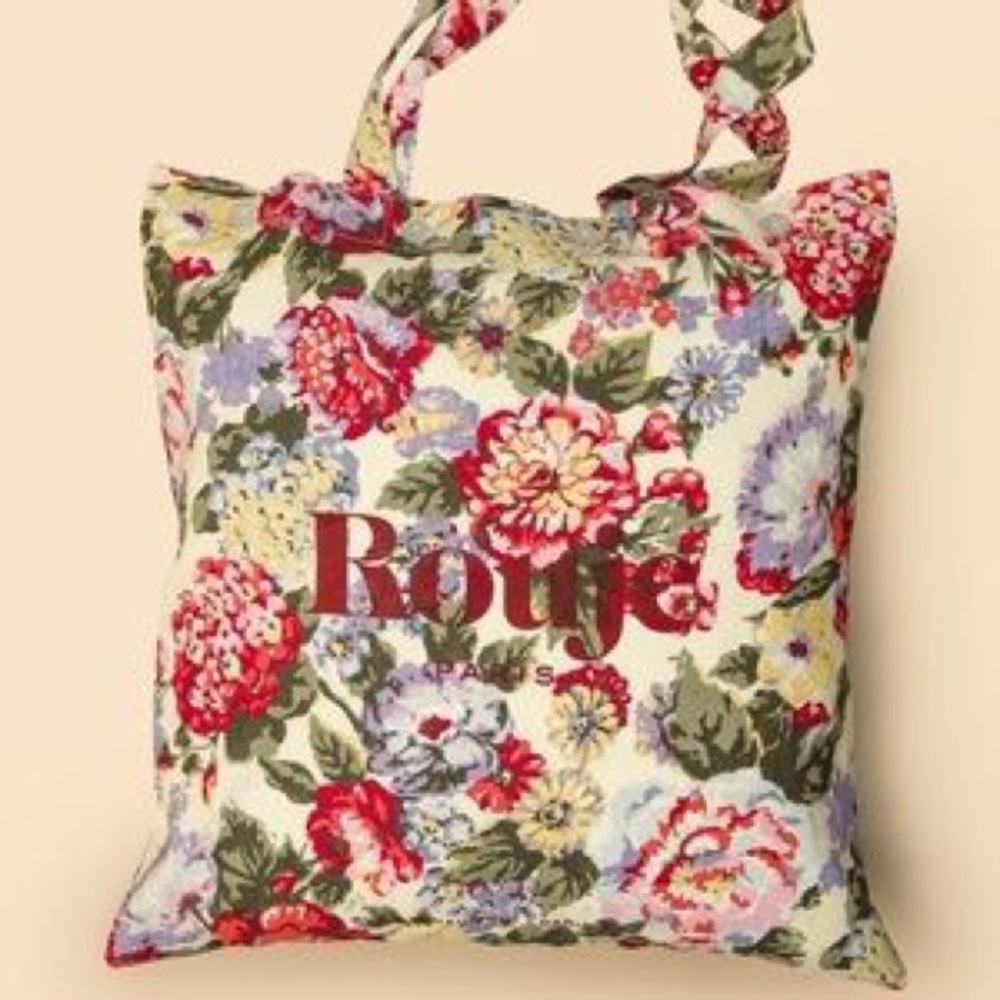 Rouje Paris Floral Tote Bag New